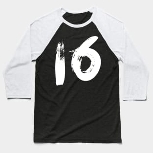 Number 16 Baseball T-Shirt